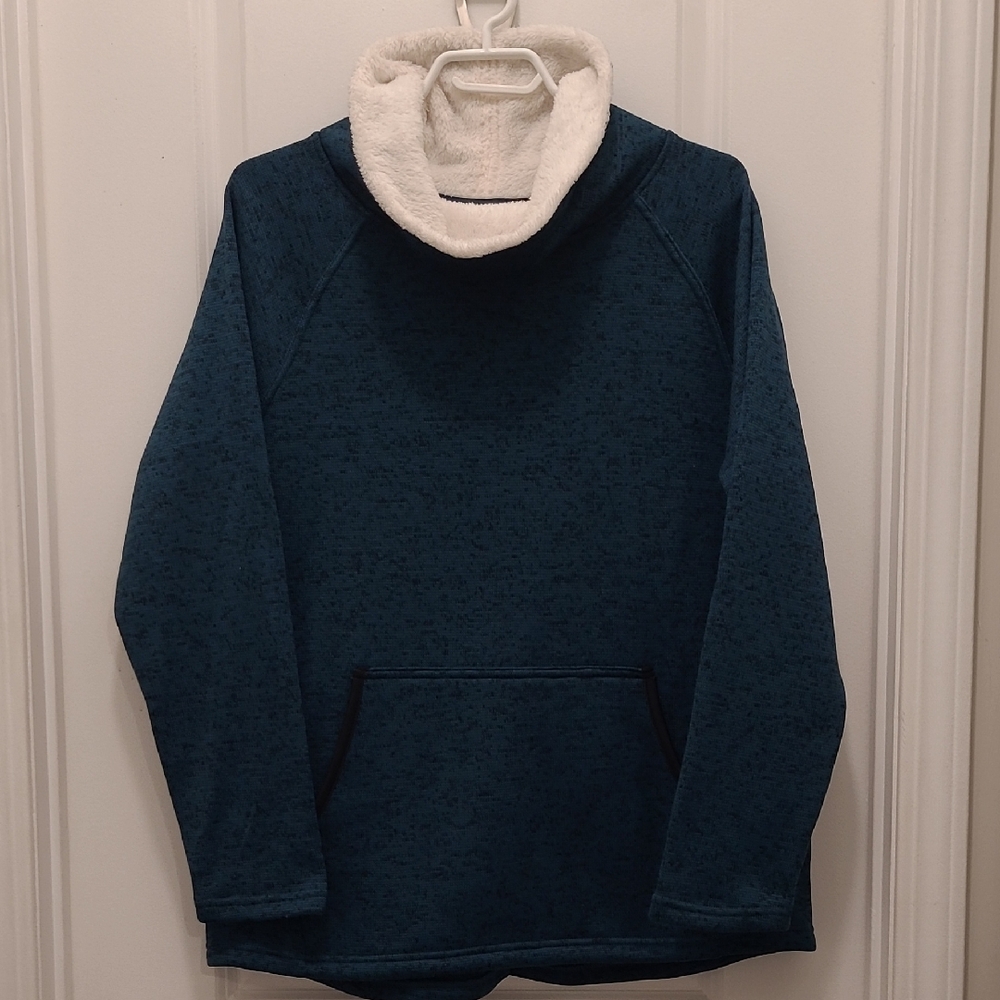 Joe Fresh Blue Sweater with Cream Collar
